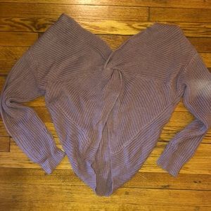 Off the shoulder sweater